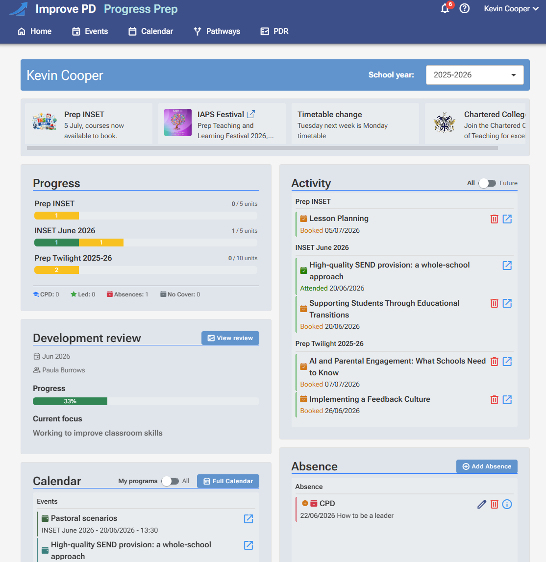 Improve PD dashboard overview screenshot